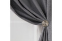 Штора ESTUDI BLANCO Ester 180х270 см, 1 шт., цвет графитовый