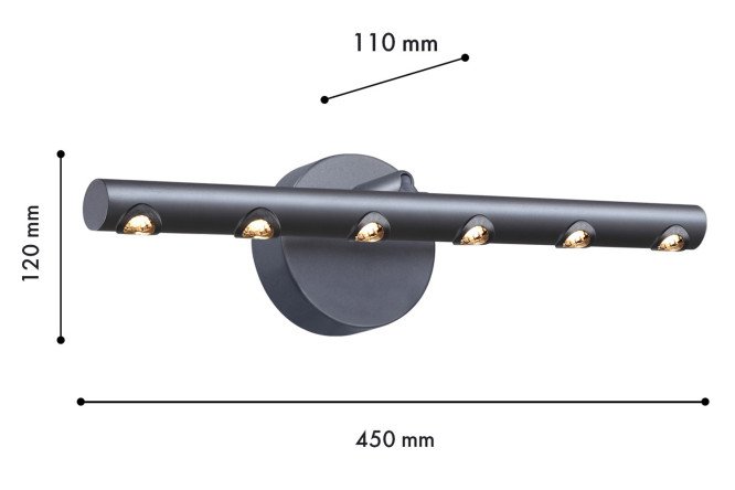 Светильник настенный FAVOURITE Celler 2 кв.м, LED