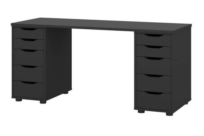 Изображение товара Письменный стол Alexys 140 с двумя тумбами - современное решение для дома и офиса