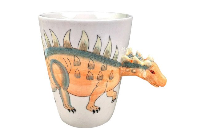 Изображение товара Керамическая кружка HOMIUM Kitchen Dinosaur Стегозавр 400 мл для чая кофе