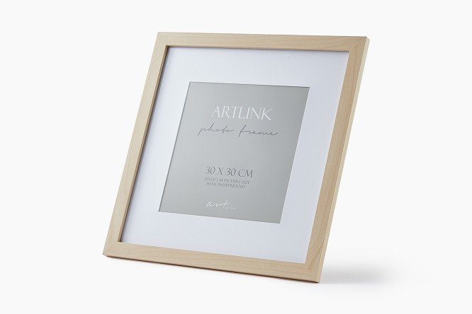 Изображение товара Фоторамка с паспарту Ellis natura 30х30 см МДФ стекло