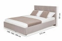 Кровать Каприз цвет капучино 120х200 см