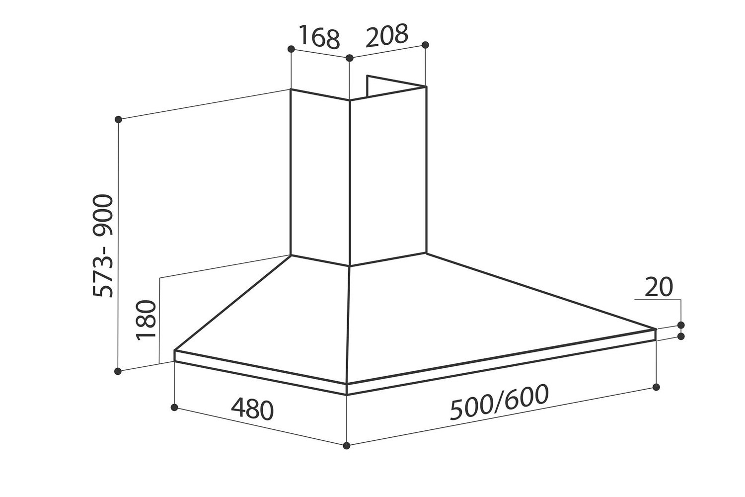 Вытяжка BASIC 600