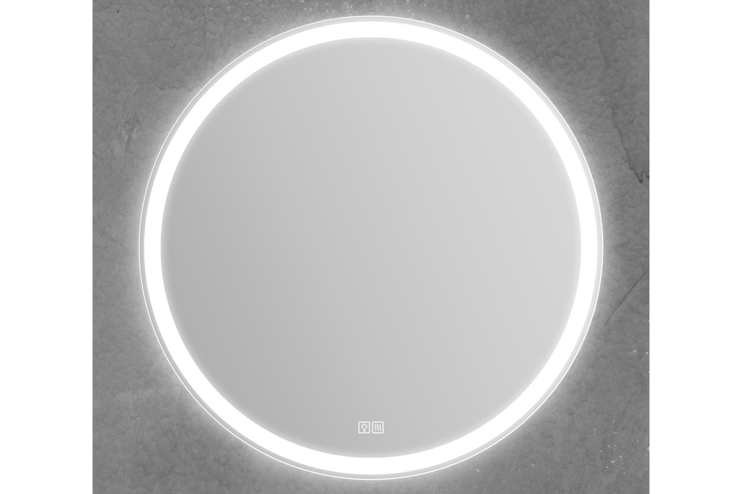 Зеркало с подсветкой BELBAGNO SPC-RNG-700-LED-TCH-WARM с подогревом 70х70 см