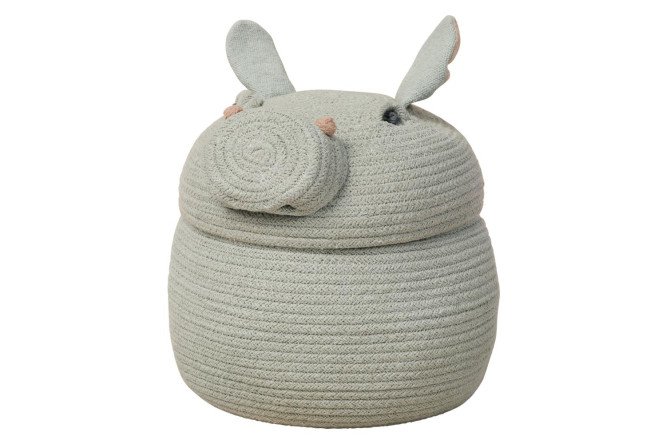 Изображение товара Корзина с крышкой LORENA CANALS Бегемот Генри 25х30х25 см