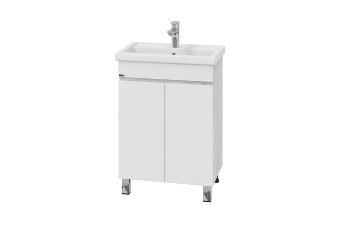 Изображение товара Тумба напольная САНТА Марс 60 700408 61 см, цвет каркаса светлый, фасада белый, светлый