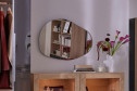 Зеркало фигурное Брамбори с реверсивным креплением 55х77 см