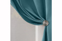 Штора на ленте MICASA Jacqueline 150х280 см, 1 шт., цвет голубой