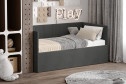 Кровать с подъёмным механизмом Мика 80х160 см цвет серый