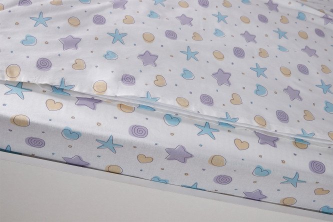 Фото 8 Комплект постельного белья MICASA Kids Lovely stars 143х215 см