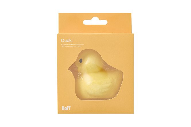 Бурлящая бомбочка для ванны HOFF Duck 80 г