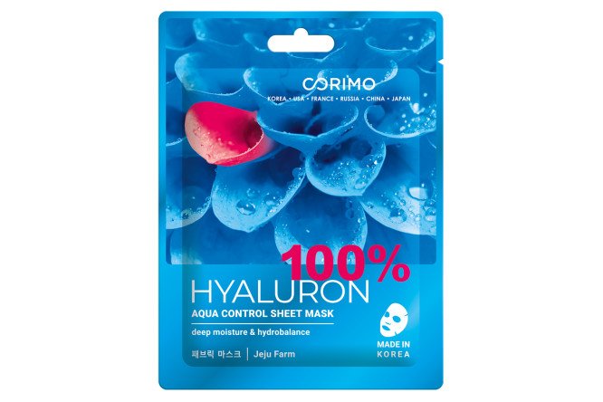Изображение товара Маска для лица тканевая Акваконтроль 100% Hyaluron с увлажняющим эффектом