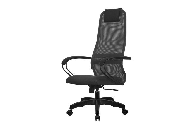 Изображение товара Офисное кресло МЕТТА SU-B-8 с механизмом качания и обивкой из ткани, сетки и искусственной кожи