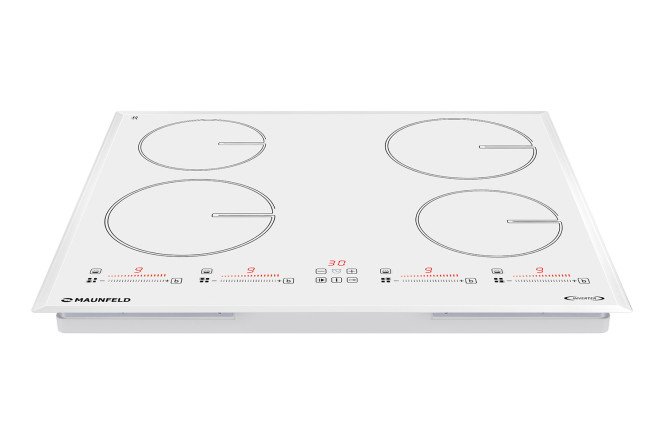 Индукционная варочная панель MAUNFELD AVI6044SS WH, белый 59 см