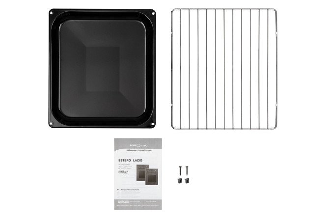 Фото 8 Электрический духовой шкаф KRONAsteel Lazio 45 BL 45х59.1х57 см Фото 8 Электрический духовой шкаф KRONAsteel Lazio 45 BL 45х59.1х57 см