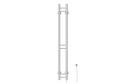 Полотенцесушитель MIXLINE Moon White 556250 13.2х120 см