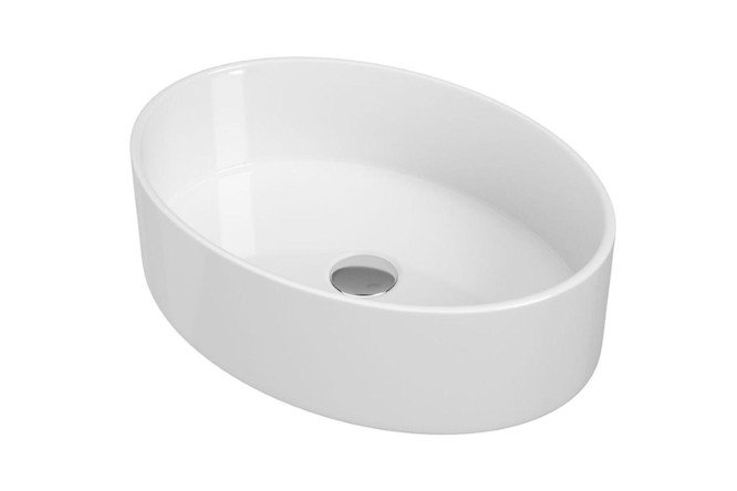 Изображение товара Накладная раковина TEYMI Lori 50х14х36 см санфарфор современный дизайн