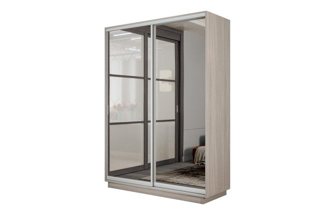 Изображение товара Шкаф-купе 2-дверный Slide-2 120х220х60 см с зеркалами