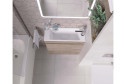 Раковина для ванной комнаты Modul 2911020338 Полувстраиваемая, 60х12х21 см
