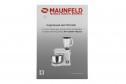 Кухонный комбайн 2 в 1 MAUNFELD MF