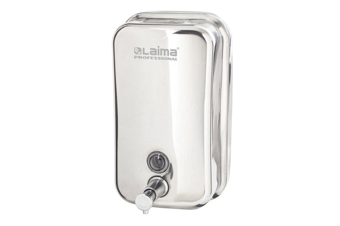 Изображение товара Дозатор для жидкого мыла Professional Inox 605393 1000 мл настенный металлический крепление шуруп