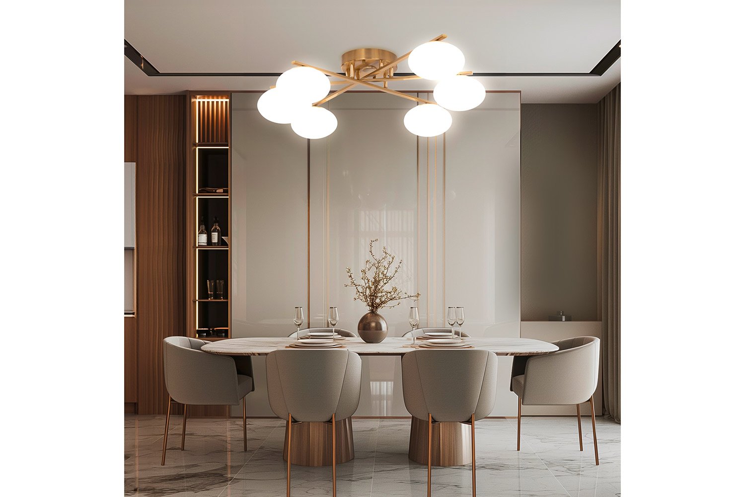 Люстра CITILUX Atman smart 26 кв.м., LED, 68 см
