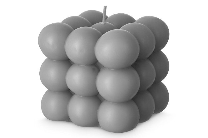 Изображение товара Свеча 23HDL0907-C04 8 см без аромата paraffin для декора и уюта