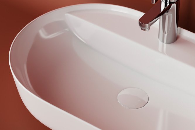 Раковина накладная CERAMICANOVA Modo CN2004 61х14х41 см