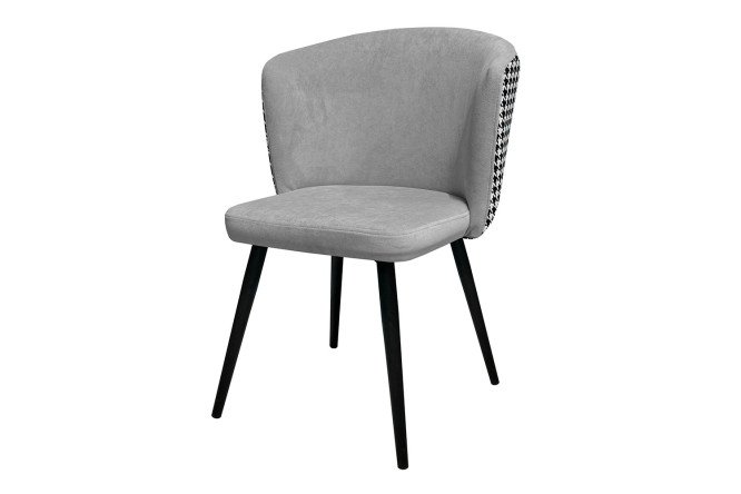 Изображение товара Стул Dallas с велюровой обивкой и металлическими ножками