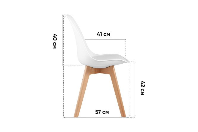 Фото 12 Набор стульев Stool Group Frankfurt 41х82х48 см