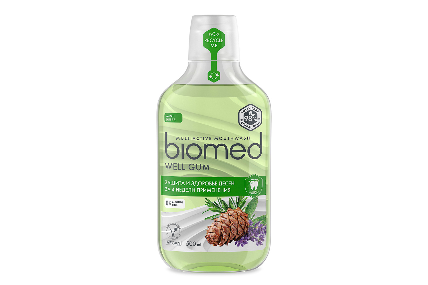 biomed Антибактериальный ополаскиватель для полости рта Well Gum