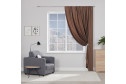 Штора на ленте MICASA Лоретте (Lorette) 200х280 см, 1 шт., цвет кофейный