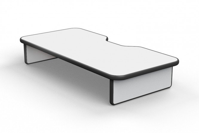 Изображение товара Подставка для монитора и акустической системы VMMGAME 73х12х33 см белая или чёрная