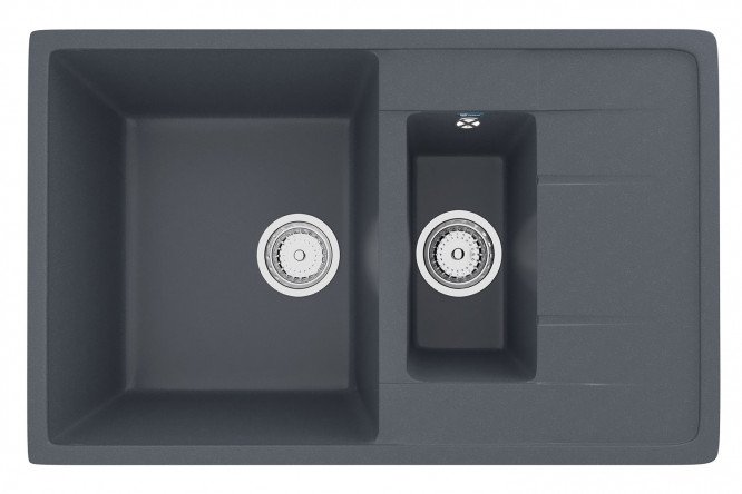 Изображение товара Мойка с крылом ULGRAN U-205 77х49.5х19.5 см