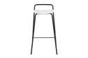 Стул барный Stool Group Mantis 46.5х82х47 см, цвет сидушки белый, ножек чёрный