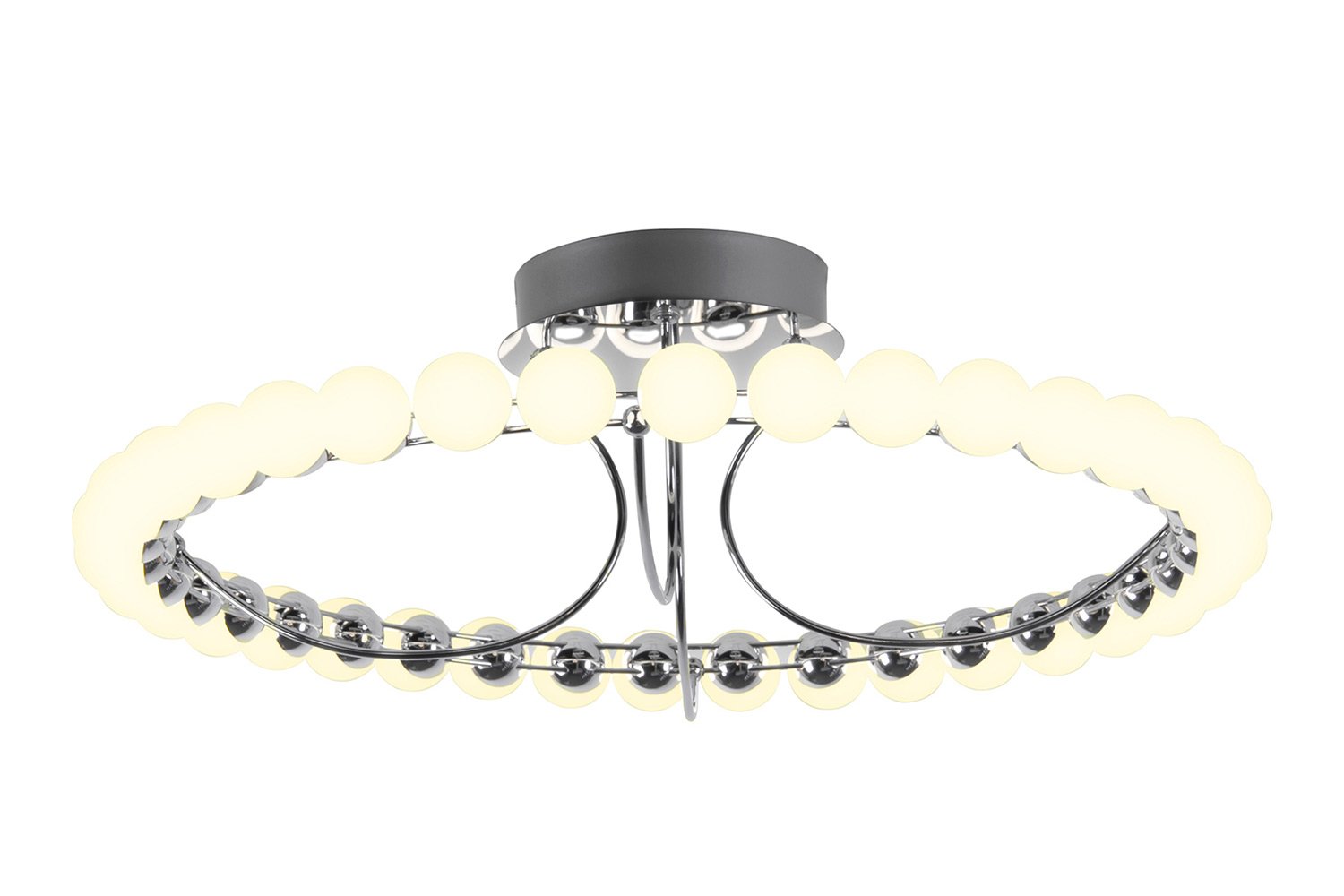 Люстра потолочная FAVOURITE Helmet 17 кв.м., LED, 60 см