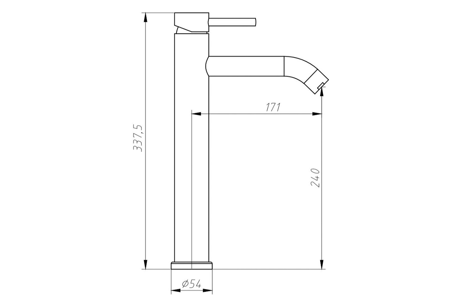 Смеситель для кухни aquanet steel af210 41s