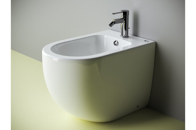 Биде напольное CERAMICANOVA Metropol Rimless 36х41х25.2 см