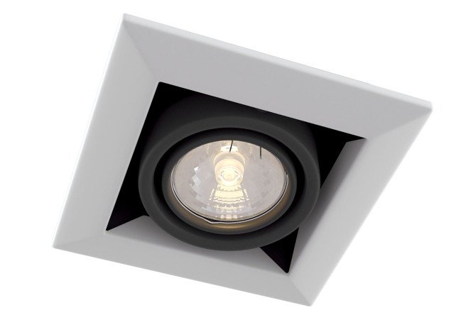 Светильник встраиваемый MAYTONI Downlight Metal Modern 12.6x7.8x12.6 см, GU10