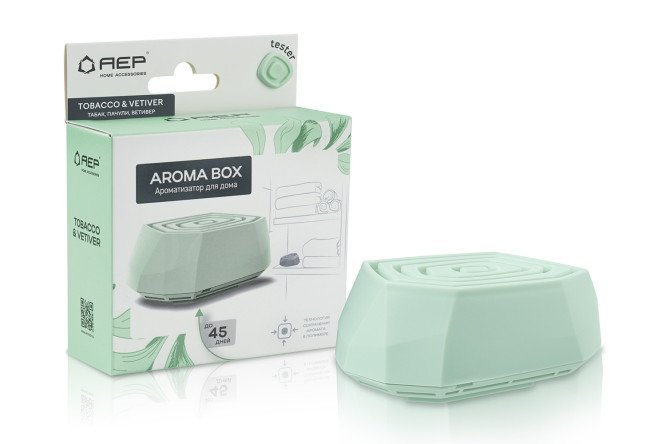 Изображение товара Ароматизатор Aroma box Tobacco & Vetiver для дома, насыщенный аромат