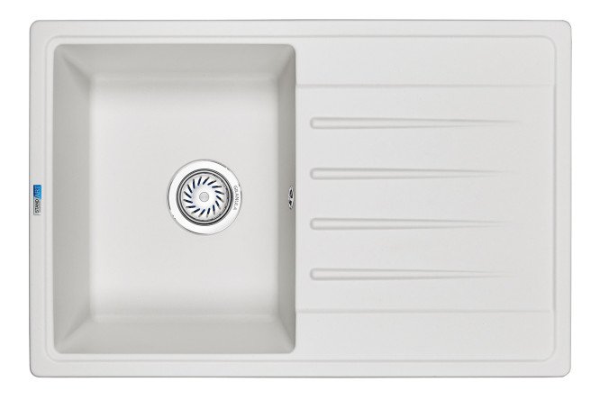 Изображение товара Врезная кухонная мойка с крылом GRANULA Standart 7602 76х50х19 см из кварца