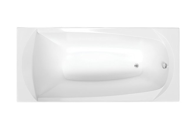 Изображение товара Ванна пристенная Elegance Стандарт 120x70 см пластик акрил стеклоровинг белая