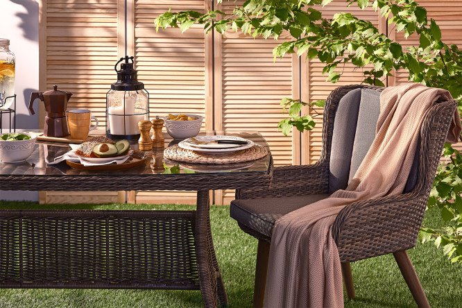 Плед жаккардовый Primavelle Bamboo Полиэстер, 140x180 см