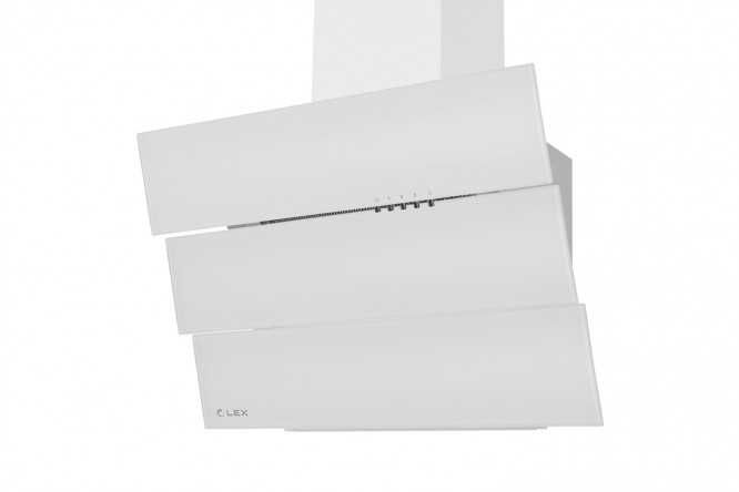 Изображение товара Вытяжка LEX RIO G 600 WHITE белая 59х91.7х33 см для кухни