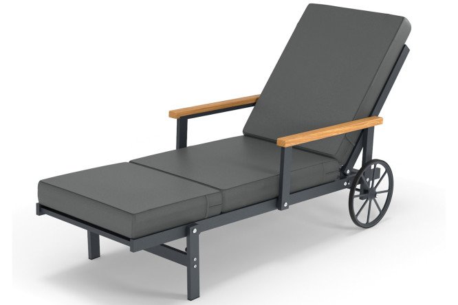 Изображение товара Шезлонг Scandi удобный для отдыха и расслабления дома и на улице