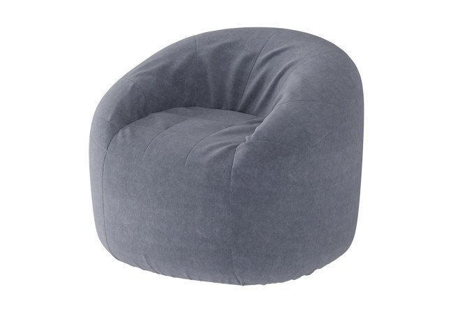 Изображение товара Пуф Тео XL из велюра с размером 100х80х92 см и нагрузкой 120 кг