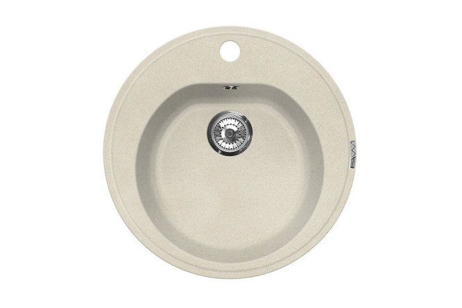 Изображение товара Мойка врезная LAVA R.2 Crema 50.5 см из инженерного гранита