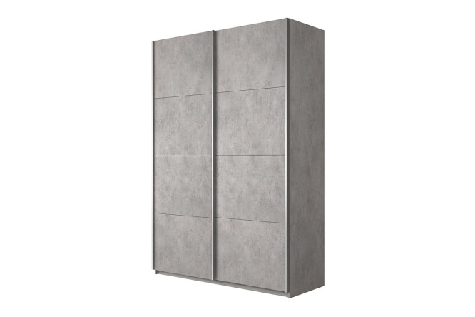 Изображение товара Шкаф-купе 2-дверный Cors-2 160х230х57 см, бетон светлый