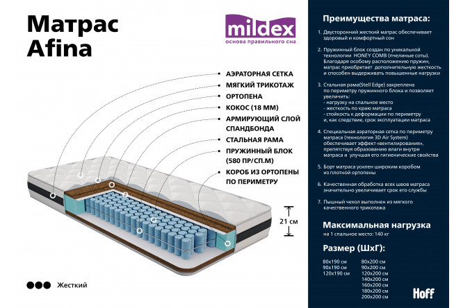 Матрас hit medium