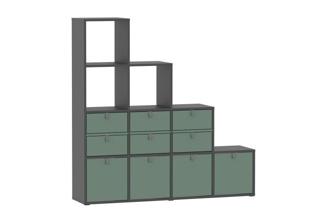 Изображение товара Стеллаж-горка Bricks 10 секций для хранения и организации пространства